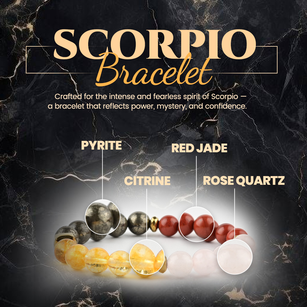 Scorpio Zodiac Sign Bracelet